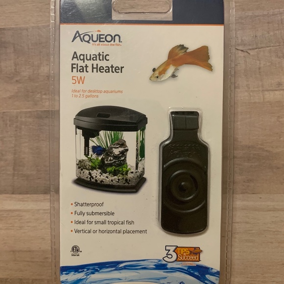 Aqueon Mini Flat Heater, 5 Watts Black - Picture 2 of 5